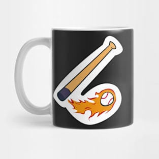 A play on fire Mug